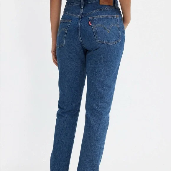 Levi's 501 Original Button-Fly High Rise Women's Jeans - Picture 2 of 2